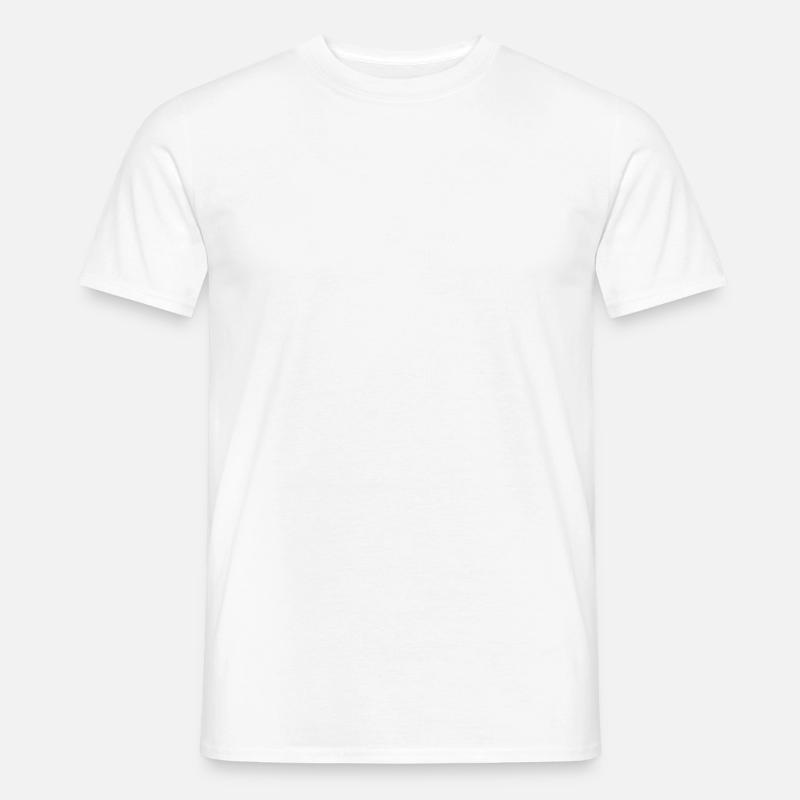 katze mit spruch - Männer T-Shirt - Weiß