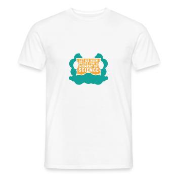 Protestation de l'ours polaire pour le cadeau de changement climatique de la science - T-shirt homme - blanc - Devant - AI Model Male 178 dark (178cm)