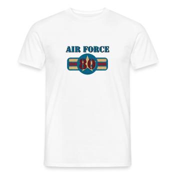 Vintage US Air Force USAF 80 Gift Military - Men's T-Shirt - white - Front - AI Model Male 178 dark (178cm)