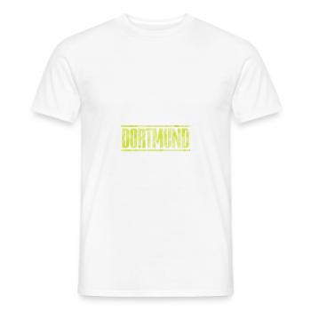 Fussball Meine Droge - Dortmund Dealer Geschenk - Männer T-Shirt - Weiß - Vorne - AI Model Male 178 dark (178cm)