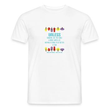MARCH FOR SCIENCE - EARTH DAY - EARTH DAY - Men's T-Shirt - white - Front - AI Model Male 178 dark (178cm)