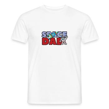 ESPACIO DAD - Camiseta hombre - blanco - delante - AI Model Male 178 dark (178cm)