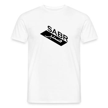 Sabr - Geduld - Männer T-Shirt - Weiß - Vorne - AI Model Male 178 dark (178cm)