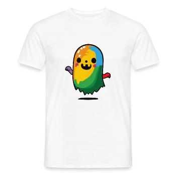 Fantôme mignon / Halloween - T-shirt homme - blanc - Devant - AI Model Male 178 dark (178cm)