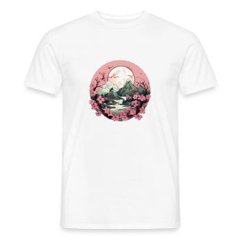 Summit-Symphonie - Männer T-Shirt - Weiß - Vorne - AI Model Male 178 dark (178cm)