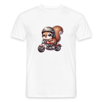 Moto Concombre Aventure Liberté - T-shirt homme - blanc - Devant - AI Model Male 178 dark (178cm)