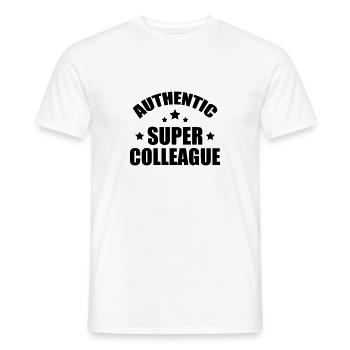 Kollegen / Kollegin / Unternehmen / Büro - Männer T-Shirt - Weiß - Vorne - AI Model Male 178 dark (178cm)