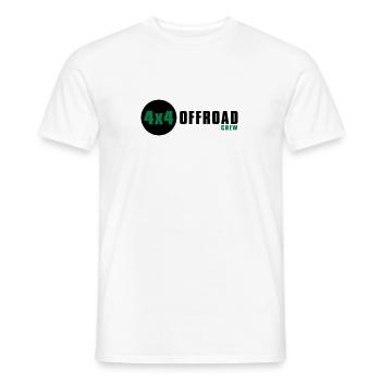 4x4 Offroad T-shirt ras - T-shirt homme - blanc - Devant - AI Model Male 178 dark (178cm)