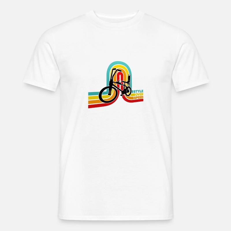 STYEL OVER SPEED - Männer T-Shirt - Weiß