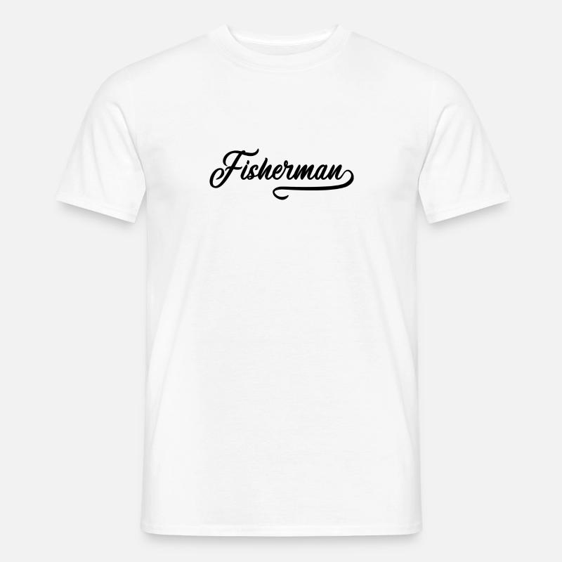 Fischer - Männer T-Shirt - Weiß