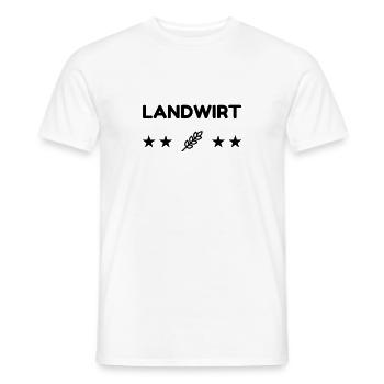 Agriculture Farming Farmer Agriculteur Landwirt - Men's T-Shirt - white - Front - AI Model Male 178 dark (178cm)