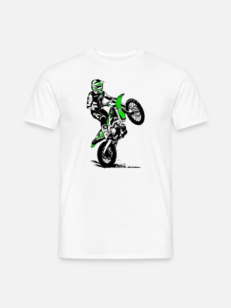 Supercross - Moto Cross - Motocross - Männer T-Shirt - Weiß