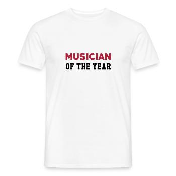 Musik / Musiker / Music / Musician - Männer T-Shirt - Weiß - Vorne - AI Model Male 178 dark (178cm)