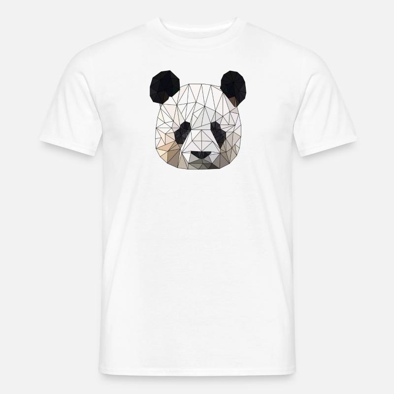 panda - Männer T-Shirt - Weiß