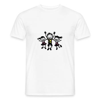 Groupe de maternelle Kids Joy - T-shirt homme - blanc - Devant - AI Model Male 178 dark (178cm)