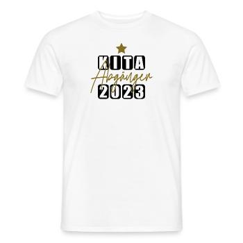 Kita Abgänger 2023 - Männer T-Shirt - Weiß - Vorne - AI Model Male 178 dark (178cm)