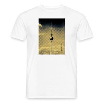 Berlin - T-shirt homme - blanc - Devant - AI Model Male 178 dark (178cm)