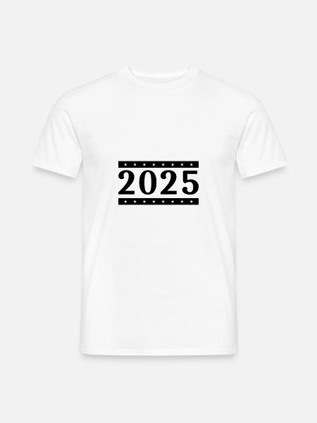 2025 year - Men's T-Shirt - white