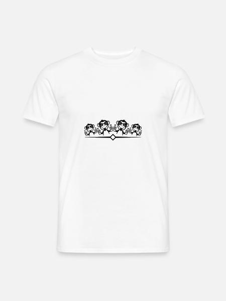 Monkey Party Team Funny - Men's T-Shirt - white