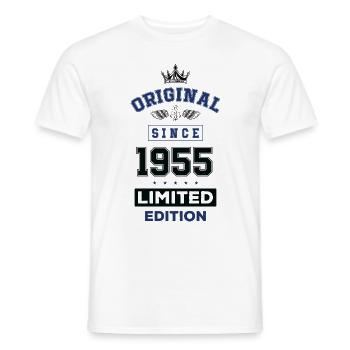 1955 limited edition Geburtstag - Männer T-Shirt - Weiß - Vorne - AI Model Male 178 dark (178cm)