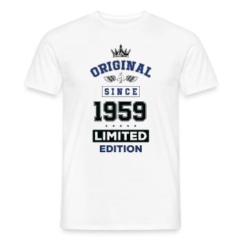 1959 limited edition Geburtstag - Männer T-Shirt - Weiß - Vorne - AI Model Male 178 dark (178cm)