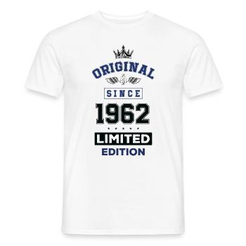 1962 limited edition birthday - Men's T-Shirt - white - Front - AI Model Male 178 dark (178cm)