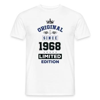 1968 limited edition Geburtstag - Männer T-Shirt - Weiß - Vorne - AI Model Male 178 dark (178cm)