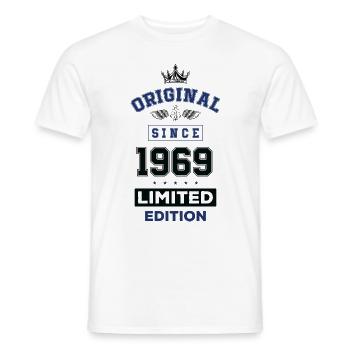 1969 limited edition Geburtstag - Männer T-Shirt - Weiß - Vorne - AI Model Male 178 dark (178cm)