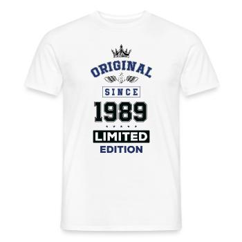 1989 limited edition Geburtstag - Männer T-Shirt - Weiß - Vorne - AI Model Male 178 dark (178cm)