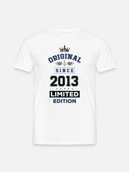 2013 limited edition birthday - Men's T-Shirt - white
