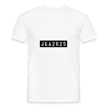 Jga 2025 - Männer T-Shirt - Weiß - Vorne - AI Model Male 178 dark (178cm)