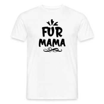 til mor - Mænd T-shirt - hvid - Foran - AI Model Male 178 dark (178cm)