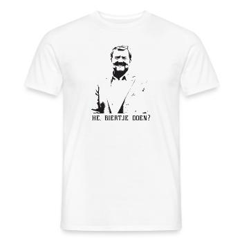 Hey, prendre une bière ? - T-shirt homme - blanc - Devant - AI Model Male 178 dark (178cm)