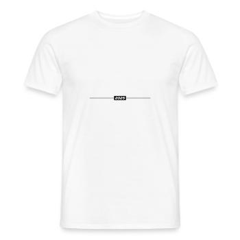 2025 Symbol - Männer T-Shirt - Weiß - Vorne - AI Model Male 178 dark (178cm)