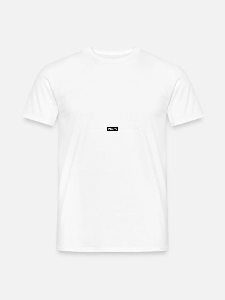 2025 Symbol - Männer T-Shirt - Weiß