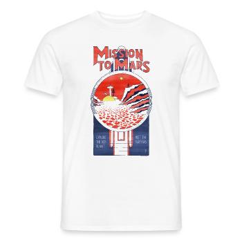 Mission vers Mars - T-shirt homme - blanc - Devant - AI Model Male 178 dark (178cm)