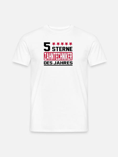 zahntechniker - Männer T-Shirt - Weiß