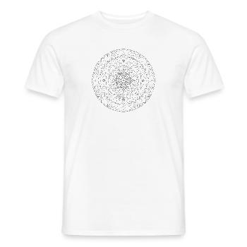 Metamorphose - Mandala made with Love - Männer T-Shirt - Weiß - Vorne - AI Model Male 178 dark (178cm)