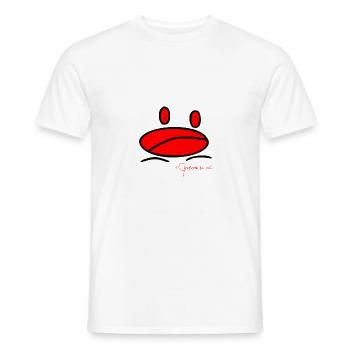 Frogmini © Chyropterum Innoxius - Men's T-Shirt - white - Front - AI Model Male 178 dark (178cm)