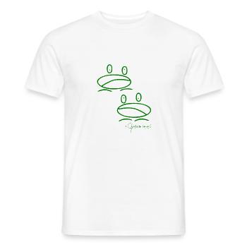 Froschminipärchen - Ranunculi Oophagi - Männer T-Shirt - Weiß - Vorne - AI Model Male 178 dark (178cm)