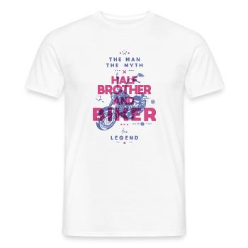 Mythical Wheel of the Legend - Men's T-Shirt - white - Front - AI Model Male 178 dark (178cm)