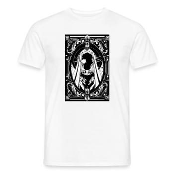 Saint Robot Art Nouveau - T-shirt homme - blanc - Devant - AI Model Male 178 dark (178cm)
