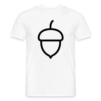 Eiche - Männer T-Shirt - Weiß - Vorne - AI Model Male 178 dark (178cm)
