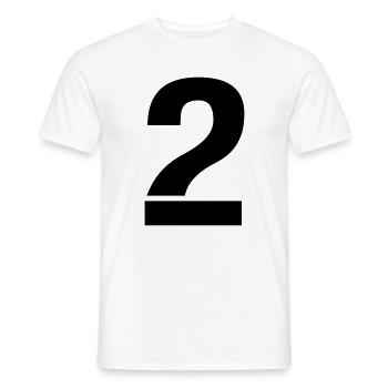 2 - T-shirt homme - blanc - Devant - AI Model Male 178 dark (178cm)