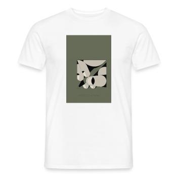 Créer quelque chose Le pouvoir de la créativité - T-shirt homme - blanc - Devant - AI Model Male 178 dark (178cm)