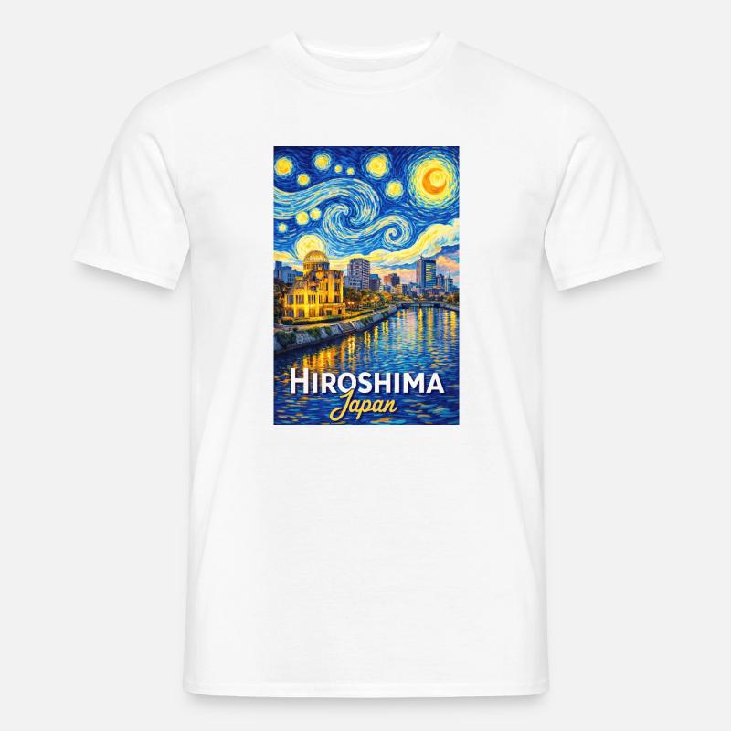 Hiroshima, Japan - Männer T-Shirt - Weiß