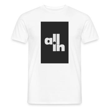 All in Poker Statement Minimal Typografie - Männer T-Shirt - Weiß - Vorne - AI Model Male 178 dark (178cm)
