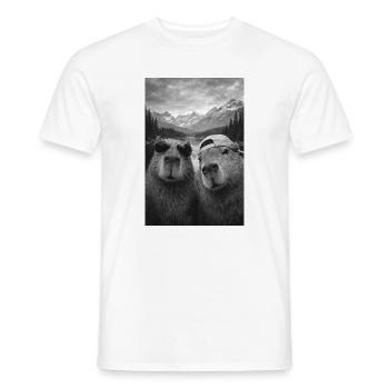 Sonnenbrillen Marmot Duo - Männer T-Shirt - Weiß - Vorne - AI Model Male 178 dark (178cm)