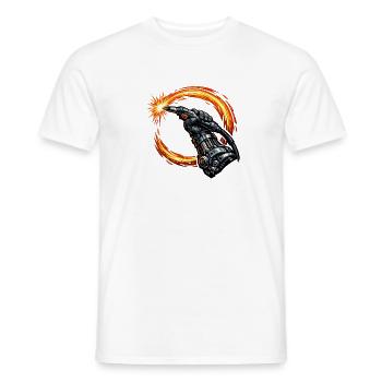 Soudeur Sparks Metal Industry Work Pride - T-shirt homme - blanc - Devant - AI Model Male 178 dark (178cm)
