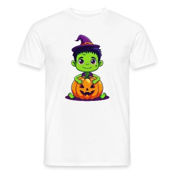 Halloween-Kind - Männer T-Shirt - Weiß - Vorne - AI Model Male 178 dark (178cm)